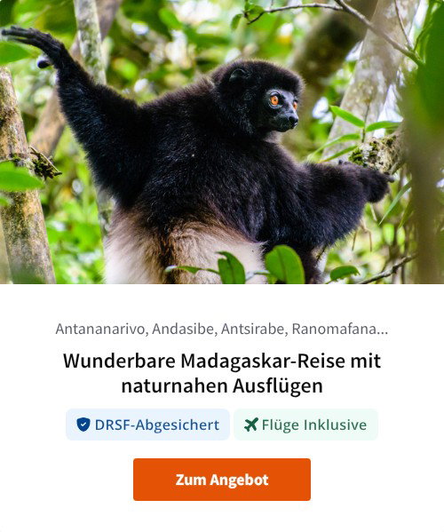 Wunderbare Madagaskar-Reise mit naturnahen Ausflügen