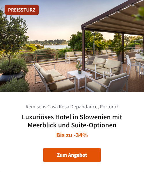 Luxuriöses Hotel in Slowenien mit Meerblick und Suite-Optionen