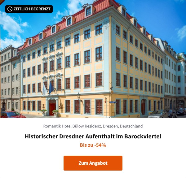 Historischer Dresdner Aufenthalt im Barockviertel