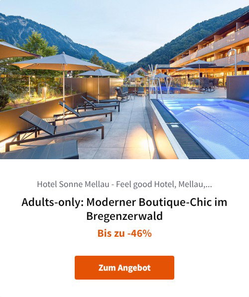 Adults-only: Moderner Boutique-Chic im Bregenzerwald