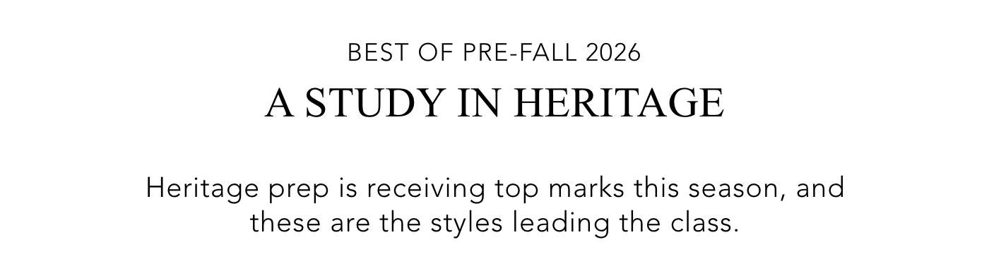 Best of Pre-Fall 2026