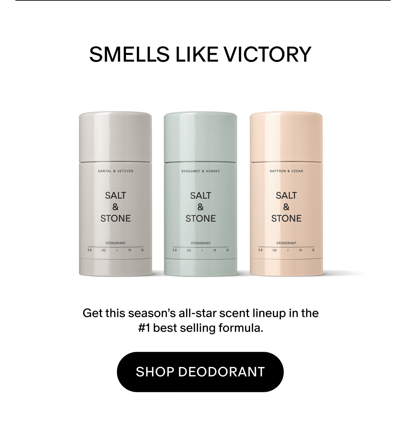 smells like victory