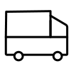Dekoratives Icon: Versand