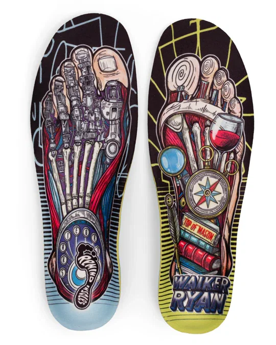 Image of CUSH IMPACT 5.5MM Mid-High Arch | Walker Ryan Gnar Foot