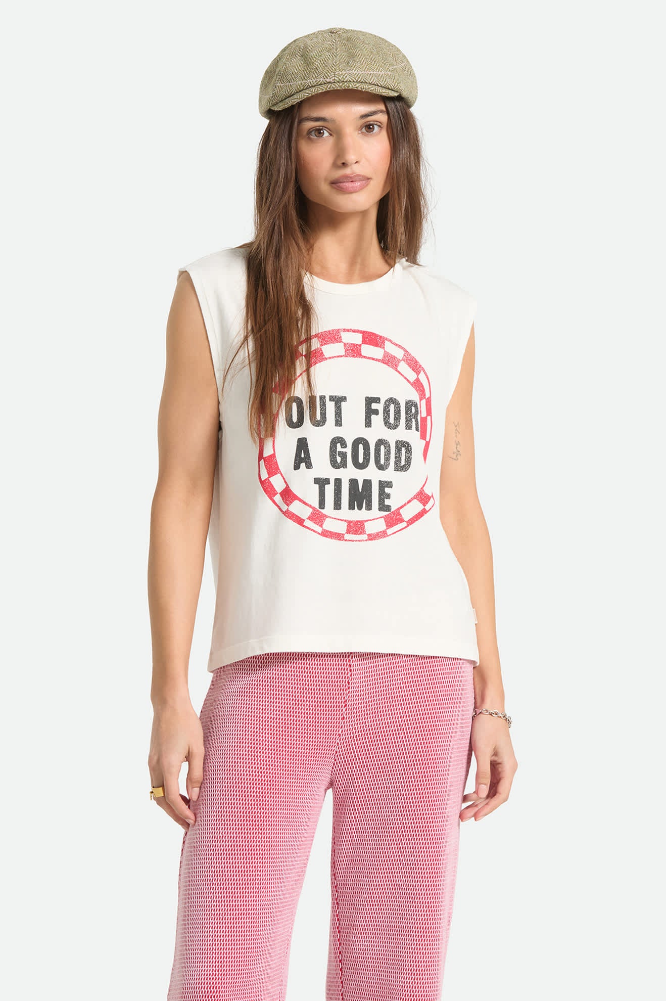Image of Out For A Good Time Muscle Tank - Off White