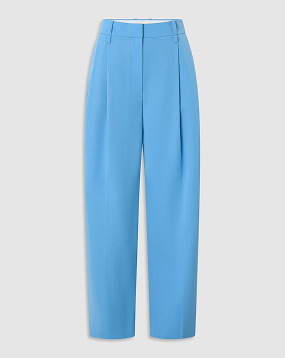 TAPERED PLEAT PANT, PORCELAIN BLUE