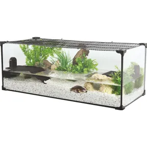 Aquarium tortue Karapas Aqua 80 Pro noir - Zolux