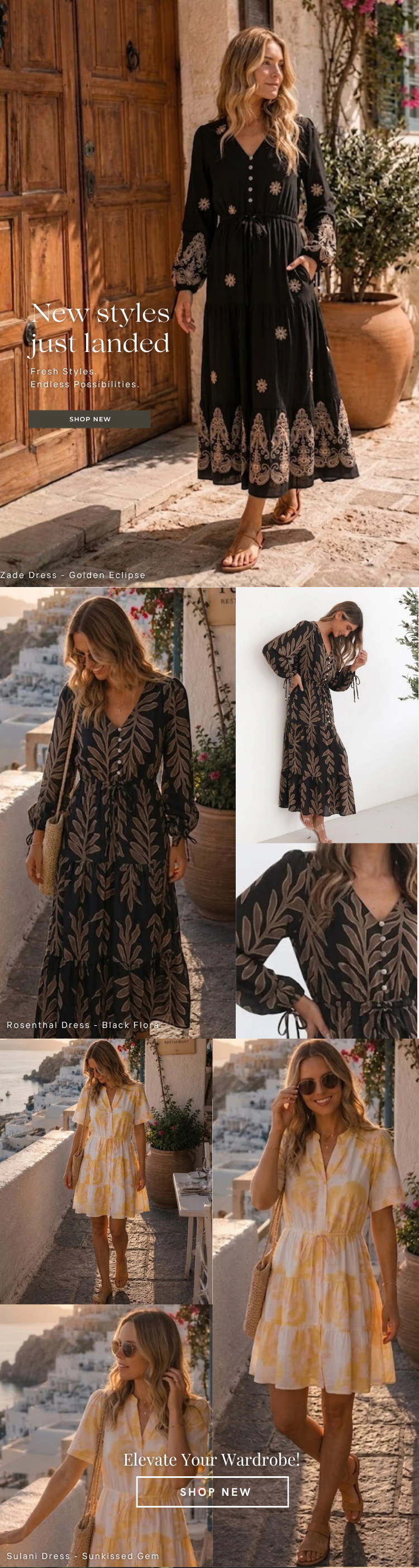 new arrivals