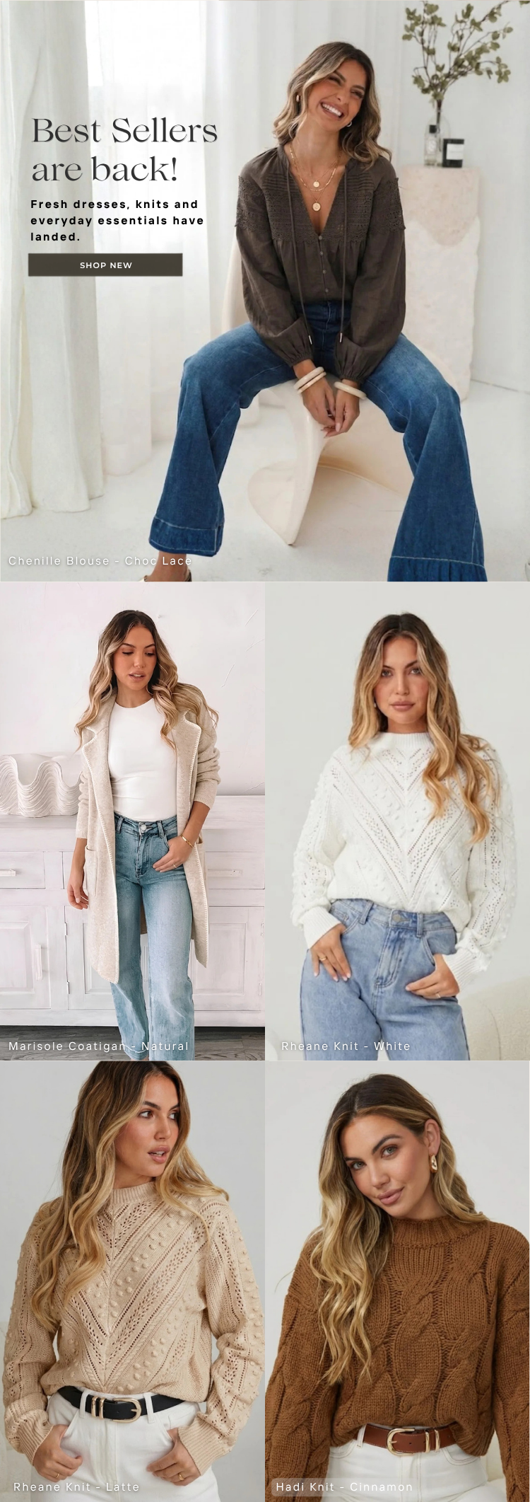 new arrivals