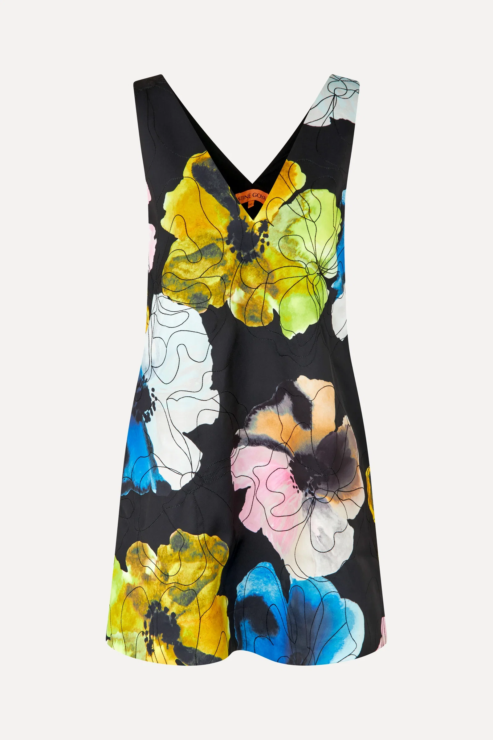 Image of Mini Dress - Watercolor Bloom
