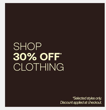 30% off Winter Wardrobe