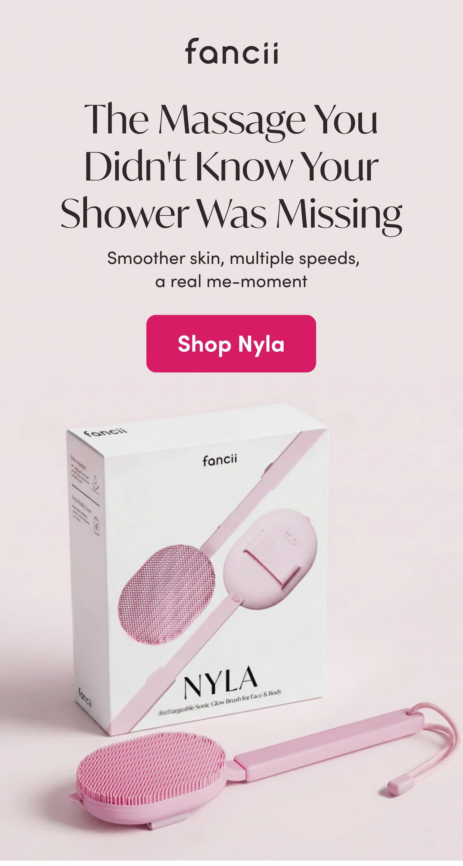 The massage you didn't know that your shower was missing