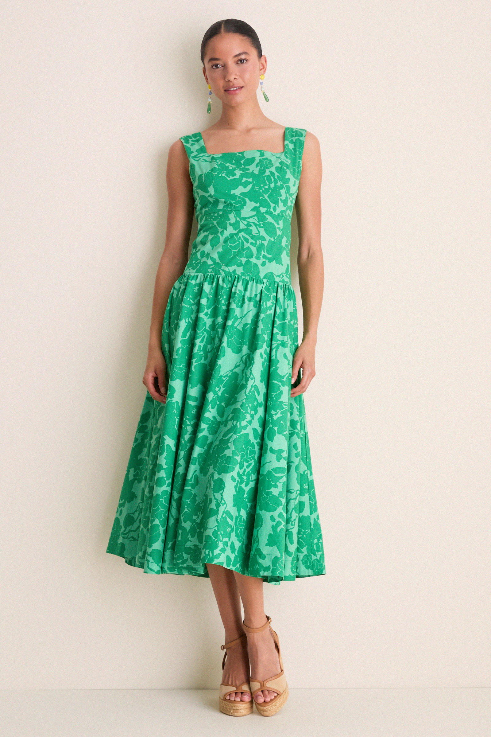 Image of Emerald Floral Lilly Maxi Dress