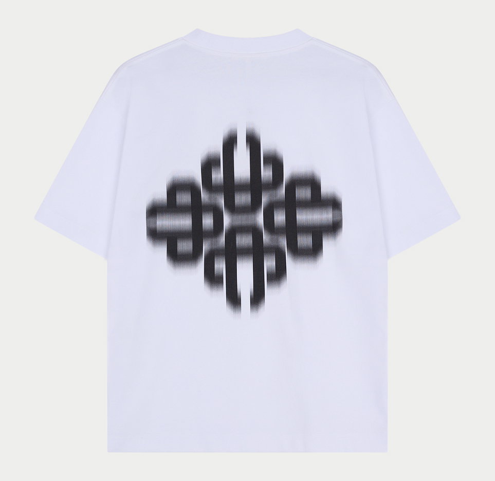 MOTION BLURRED EMBLEM T-SHIRT