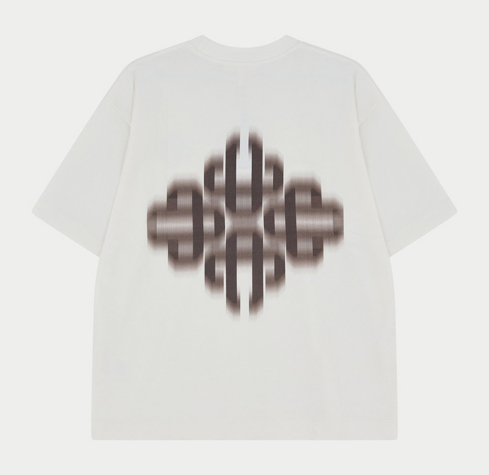 MOTION BLURRED EMBLEM T-SHIRT