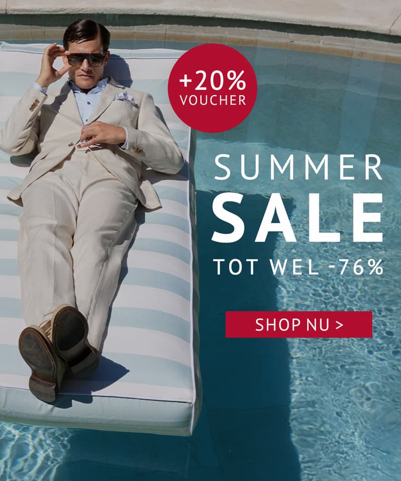 Summer Sale tot -76% + 20% extra kortingsbon