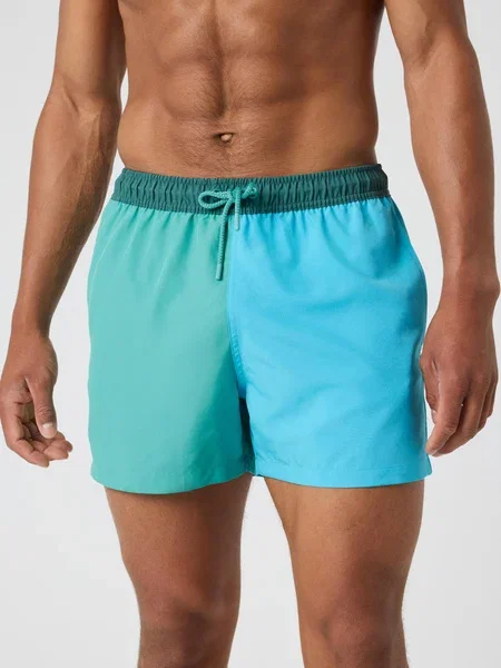 Borg Blocked Swim Shorts