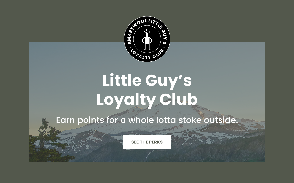 Earn points for a whole lotta stoke outside. See the Perks.