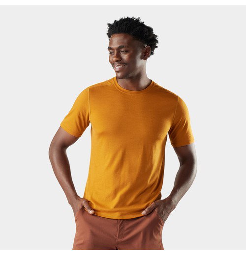 Men's Merino Short Sleeve Tee-Squash / L
