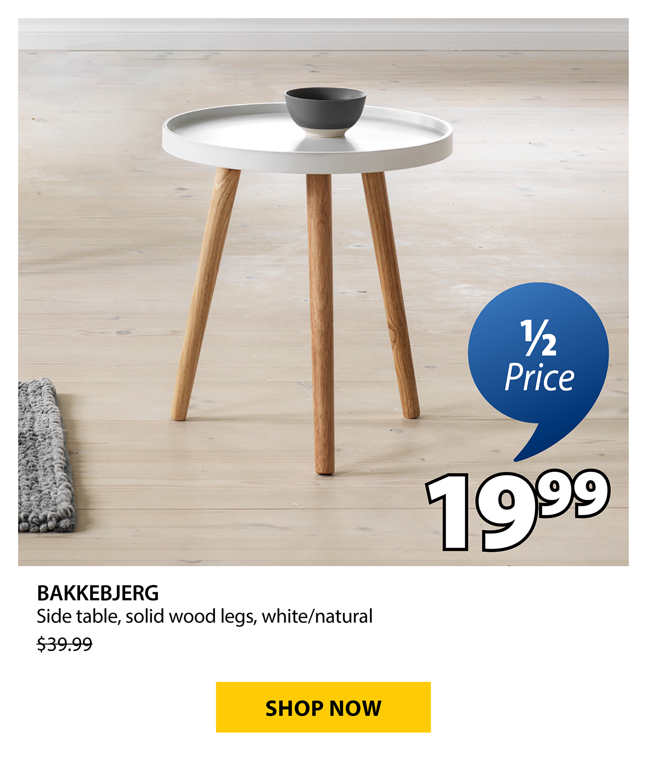 BAKKEBJERG Side table | 1/2 Price