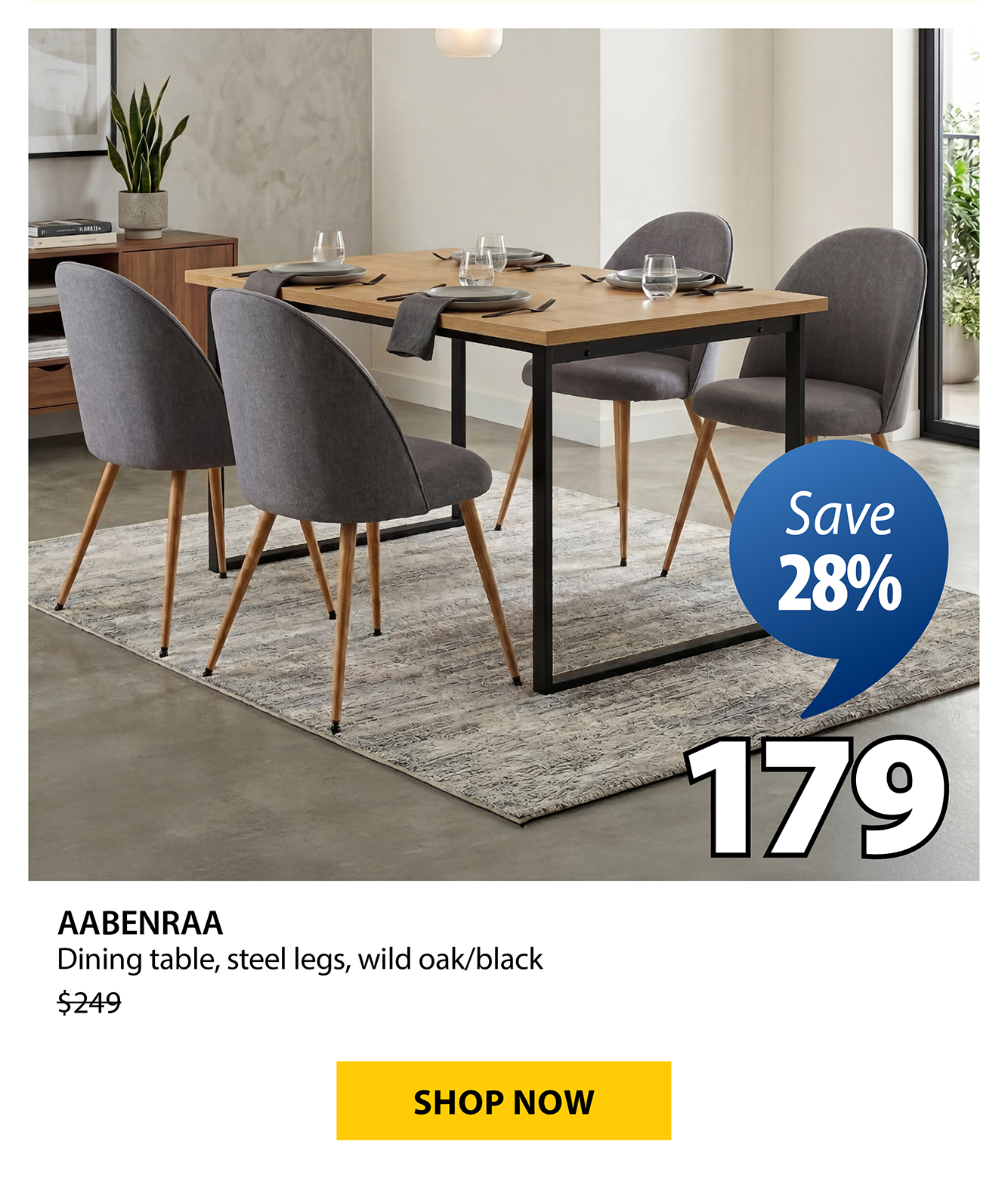 AABENRAA Dining table | Save 28% 