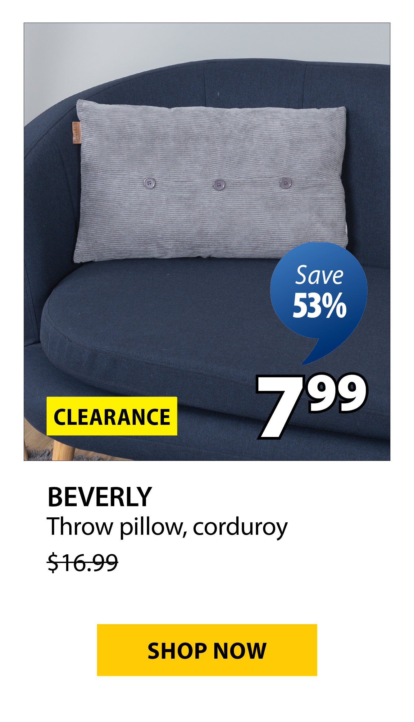 BEVERLY Throw pillow | Save 53%