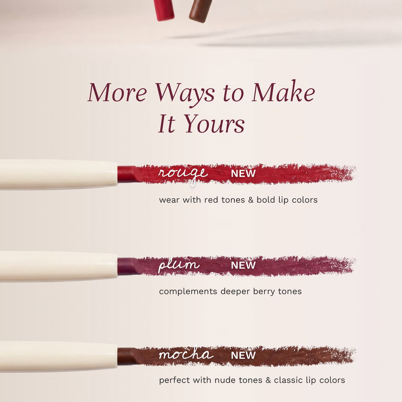 Here's your guide to make the most of your new City Lips® Defining Liner shades. 👄 Shop now! 