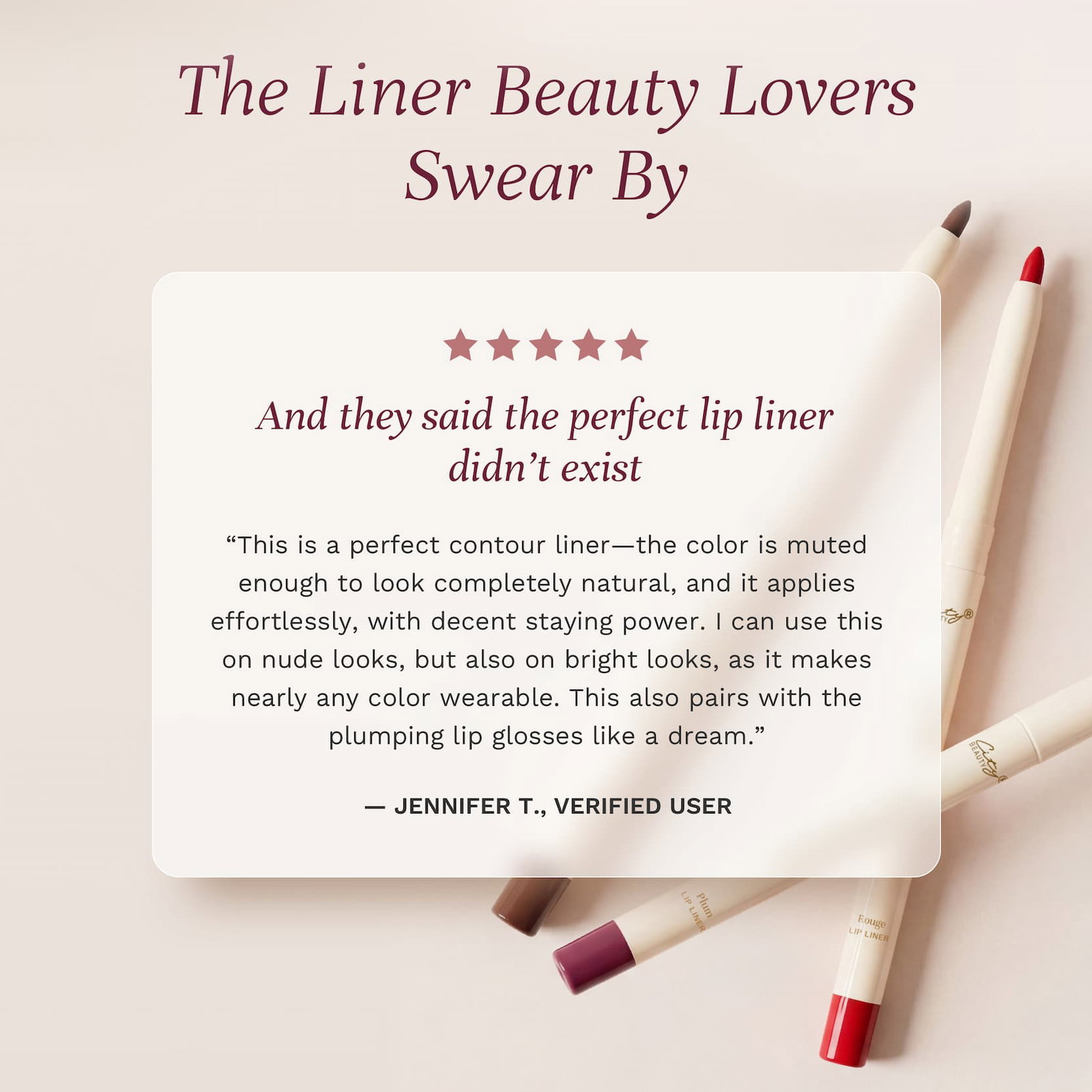 Everyone love it for a reason 😍 Experience City Lips® Defining Liner today! 