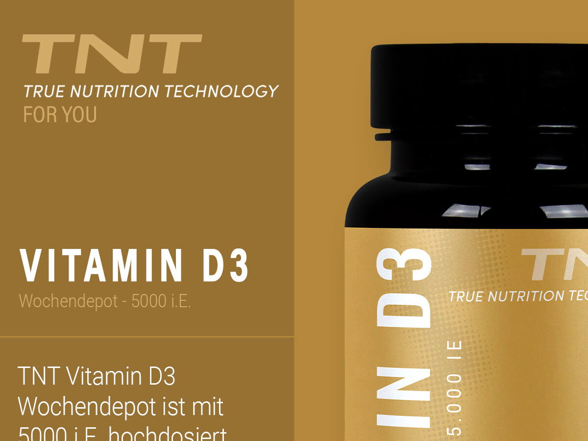 Kennst Du schon unser TNT Vitamin D3 Wochendepot?
