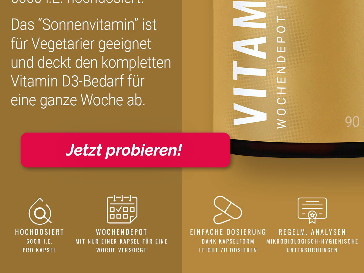 Vorteile von TNT Vitamin D3 Wochendepot