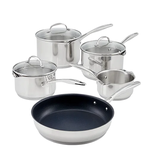 Image of Profile 5 Piece Draining Saucepan Set