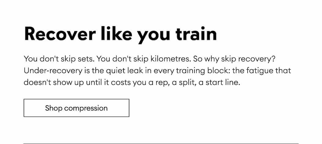 Recover like you train | Shop cmpression