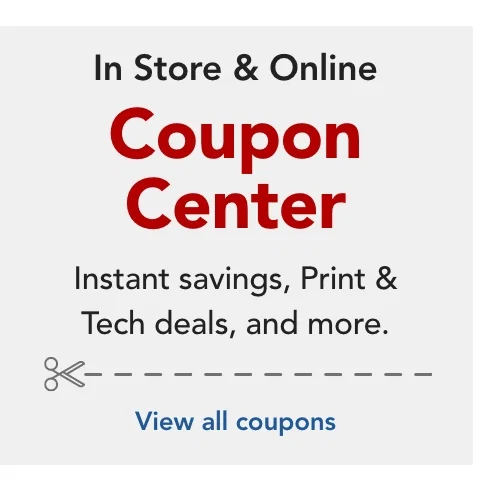Coupon center