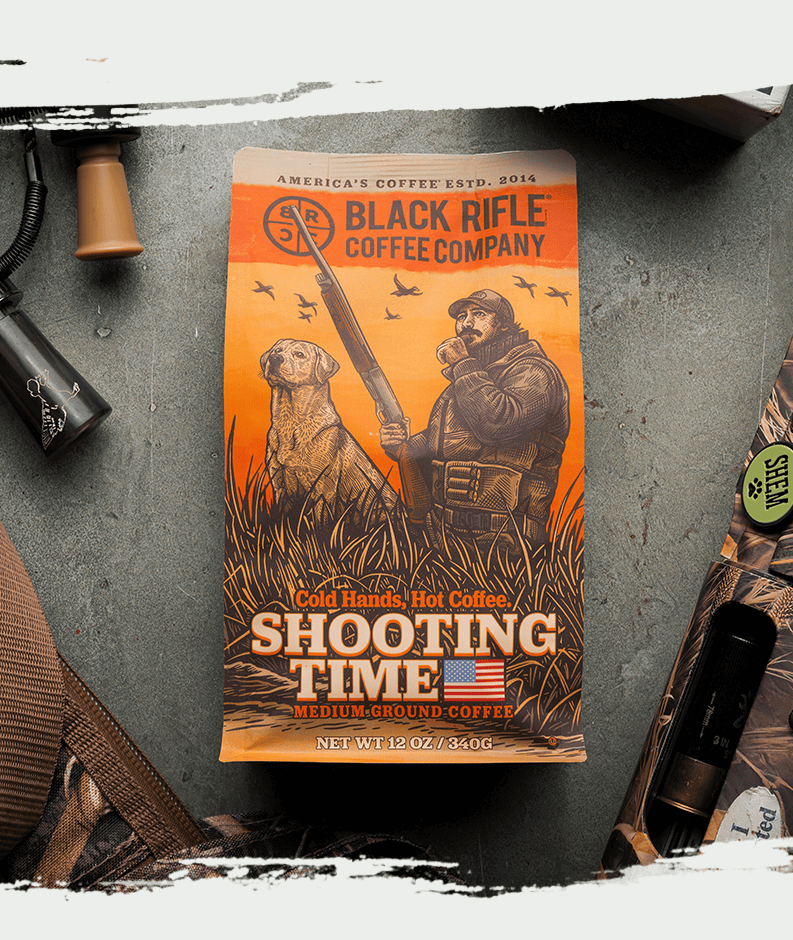 BRCC's Cold Hands, Hot Coffee. Shooting Time Medium Ground Coffee