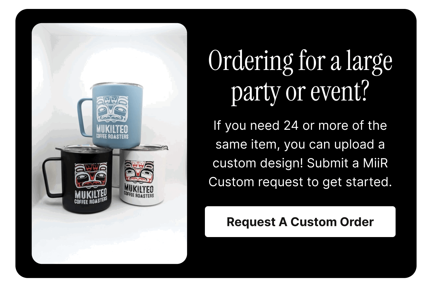 Request a custom order