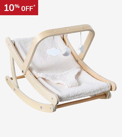 -10% off* Cloud-Themed Bouncer for Dolls in FSC®100% Wood