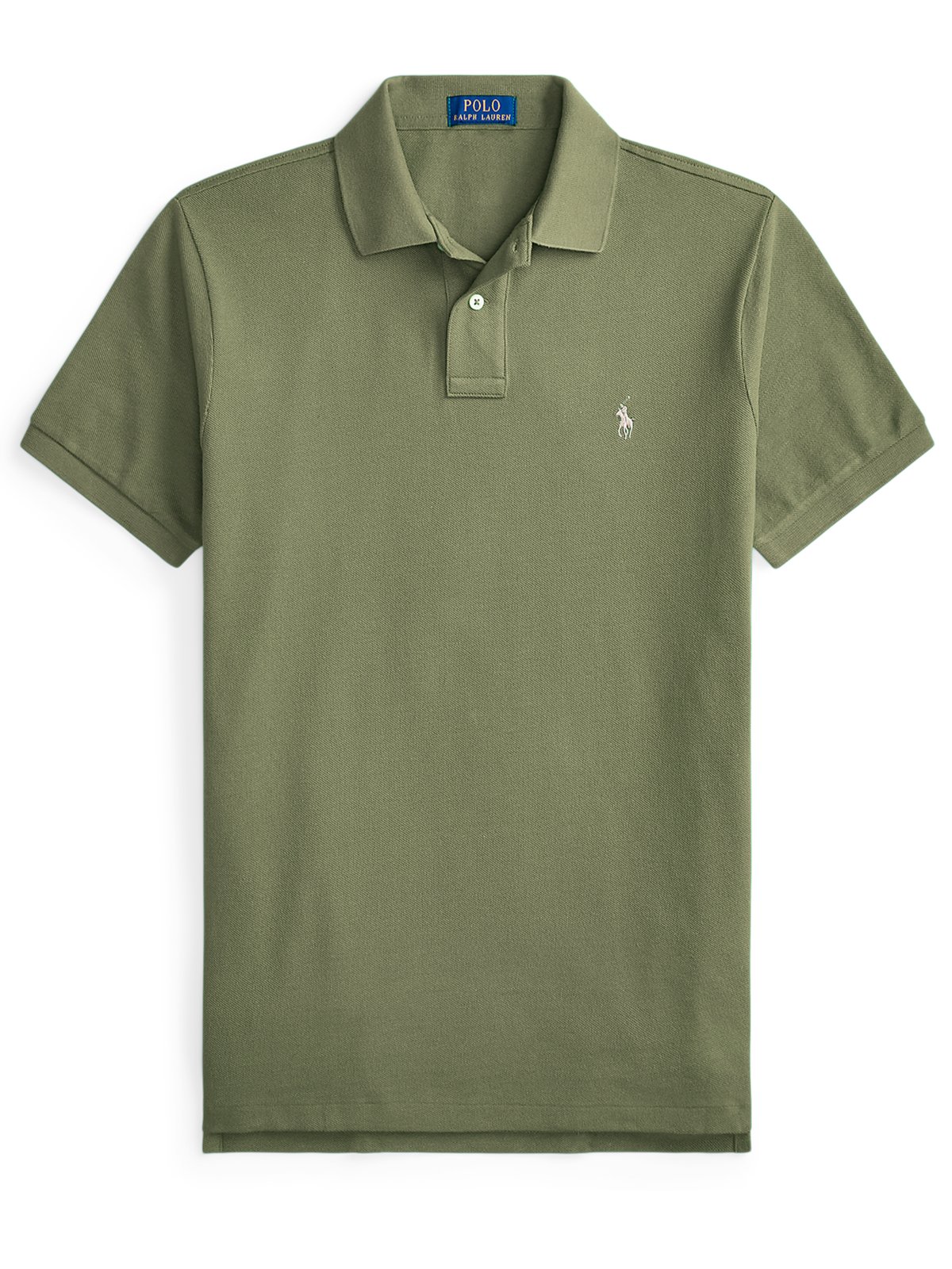 Piqué-Poloshirt mit Logo-Stickerei, Custom Slim Fit