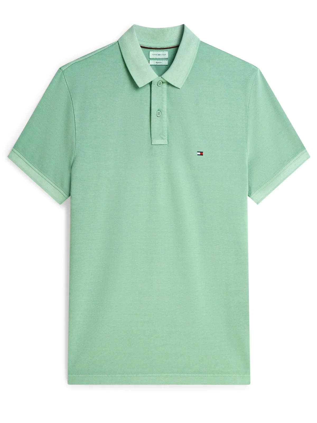 Poloshirt aus gewaschenem Baumwoll-Piqué, Regular Fit