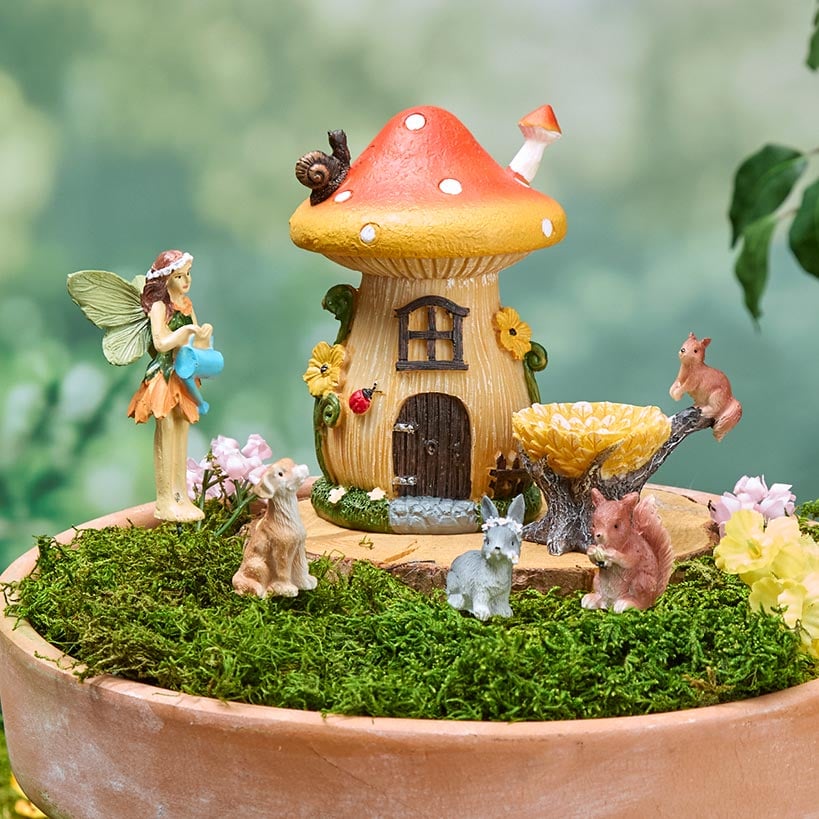 Image of Fairy Garden Figures - Set of 6
