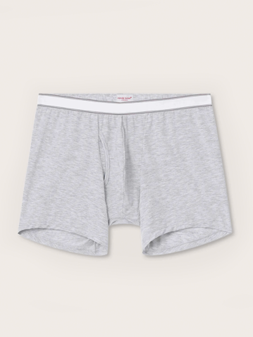 Men's Micro Modal Trunks in Silver Marl