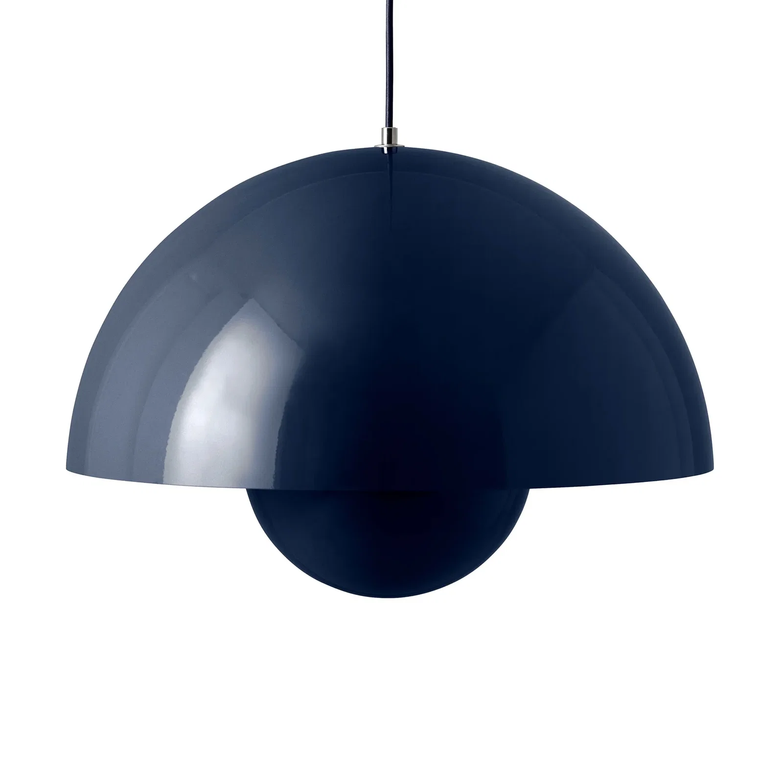 Lámpara colgante FlowerPot VP2 grande Azul acero