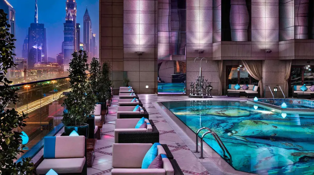 Central Dubai City Opulence with Rooftop Pools, Daily Breakfast & Daily Lunch or Dinner
