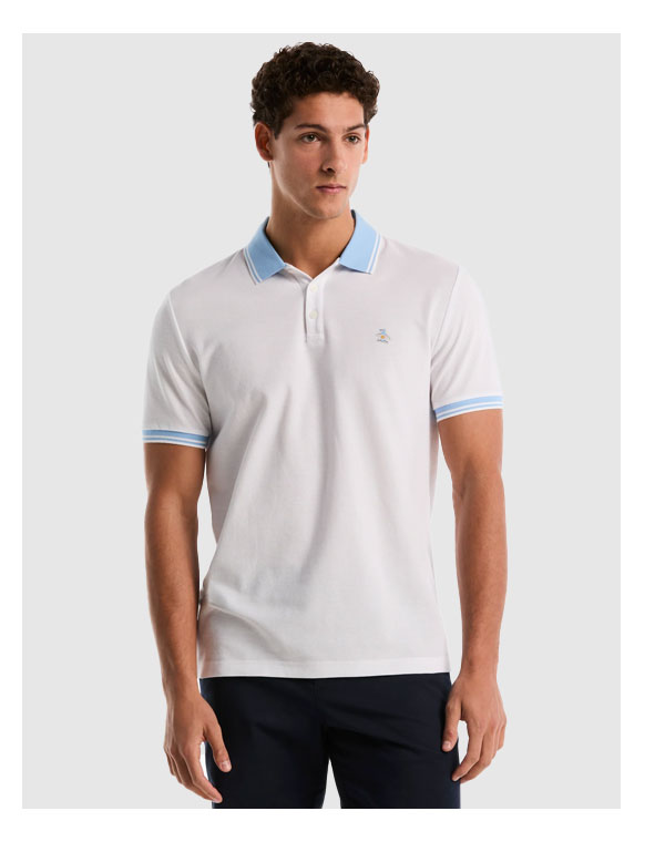 Shop Cotton Honeycomb Sweater Polo