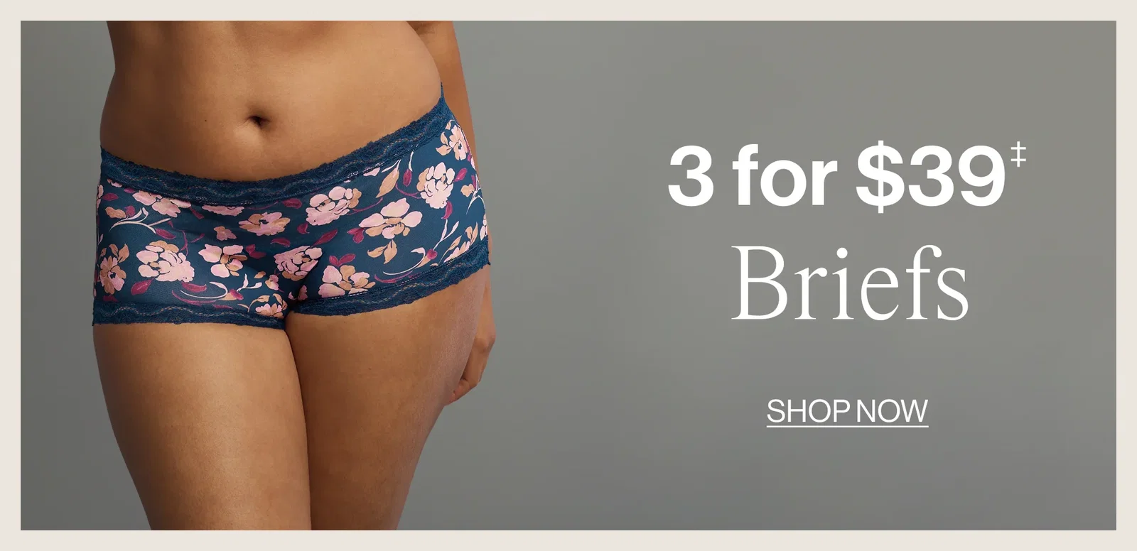 3 for $39 Briefs. Shop Now
