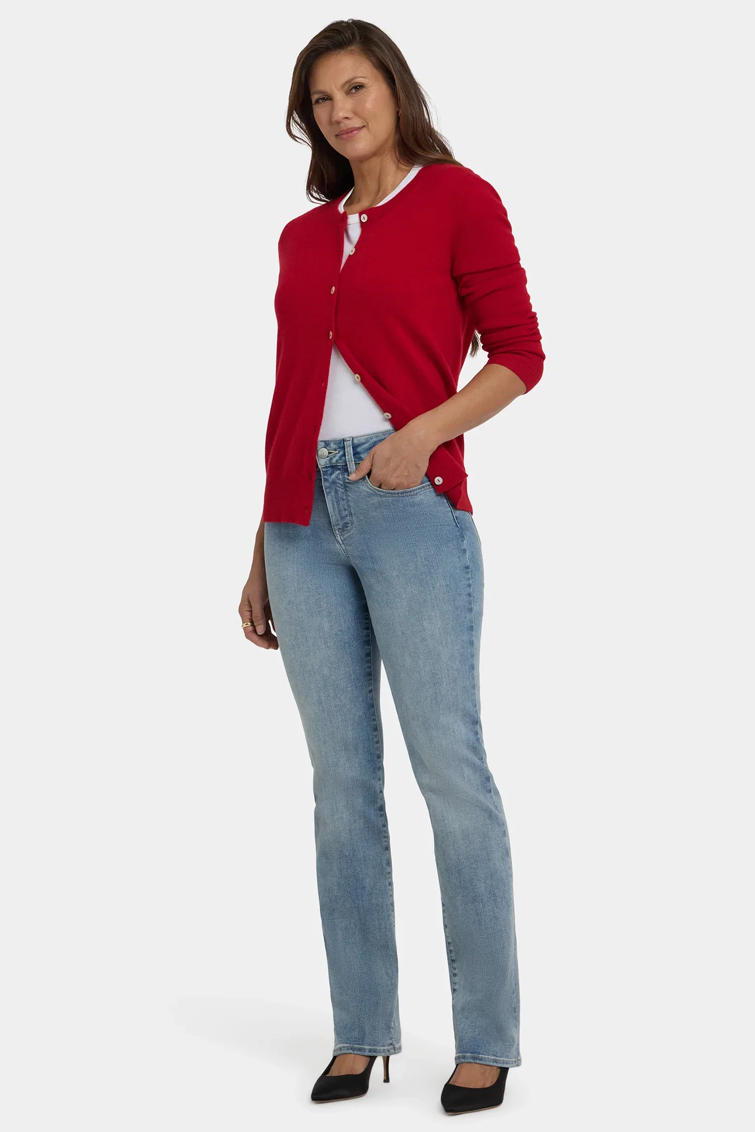 Image of Marilyn Straight Jeans - Haley