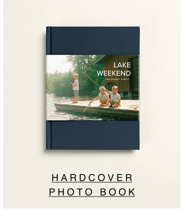 Hardcover photo book