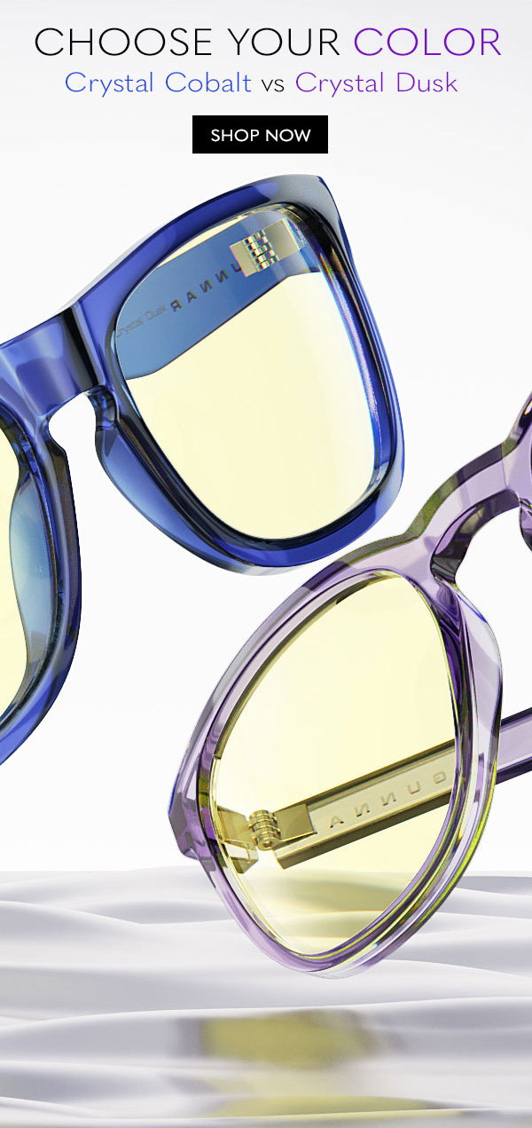 Choose your color. Crystal Cobalt vs Crystal Dusk. Shop now.