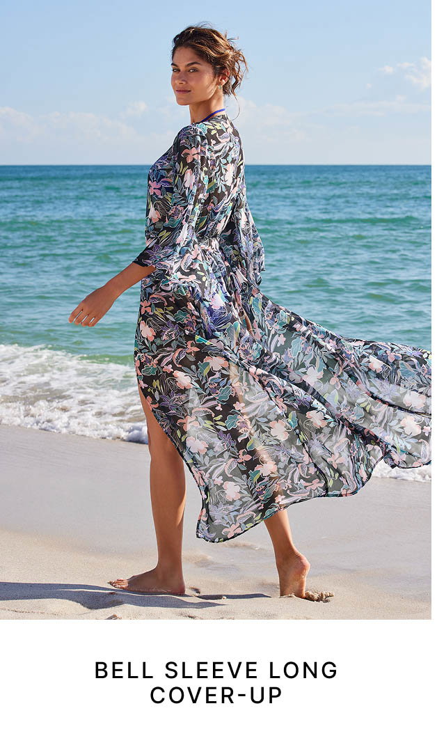 Bell Sleeve Long Cover-Up