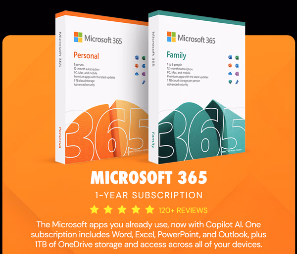 Microsoft 365: 1-Year Subscription