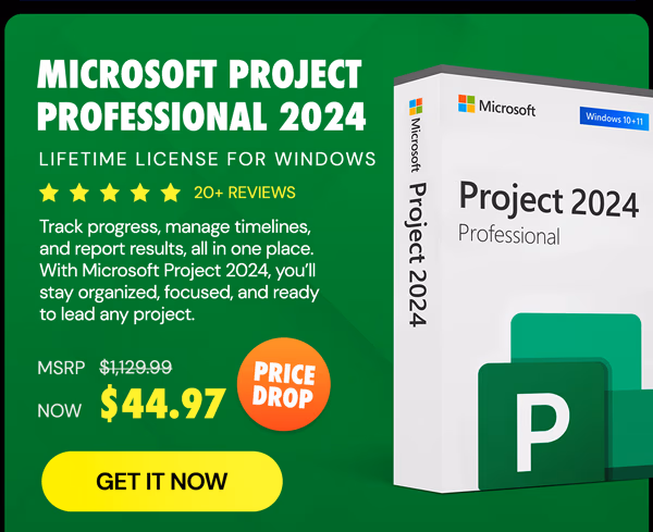 Microsoft Project 2021 Professional: Lifetime License for Windows